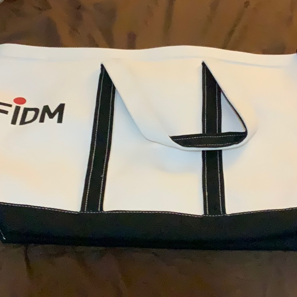 Brand new FIDM tote bag white